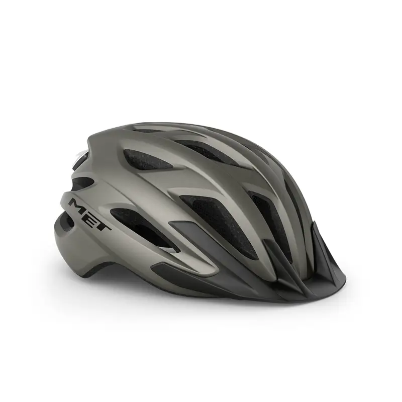 Balfes Bikes Met MET Crossover Helmet in Titanium Grey | Free postage over £30, £10 off first order, price match & 0% finance.
