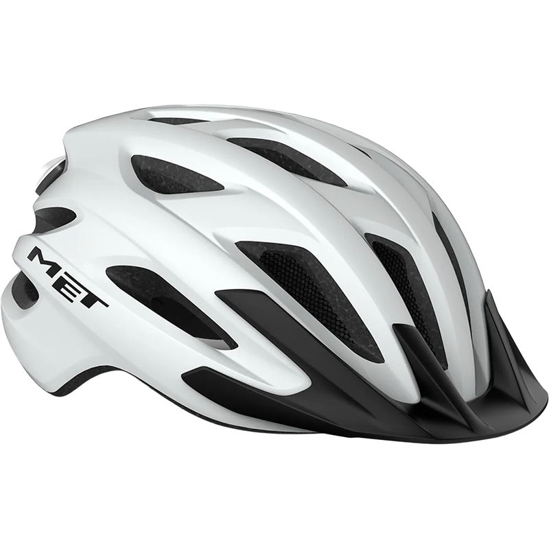 Balfes Bikes Met MET Crossover MIPS Helmet in White | Free postage over £30, £10 off first order, price match & 0% finance.