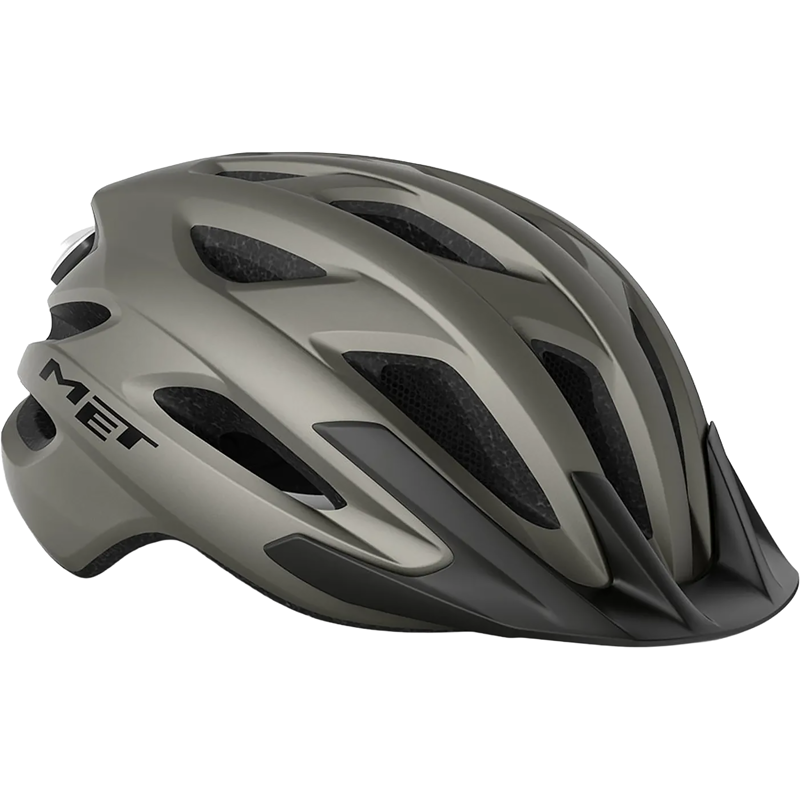 Balfes Bikes Met MET Crossover Helmet in Titanium Grey | Free postage over £30, £10 off first order, price match & 0% finance.