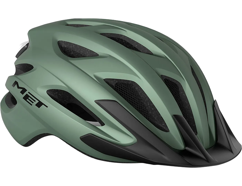 MET Crossover Helmet in Sage Green