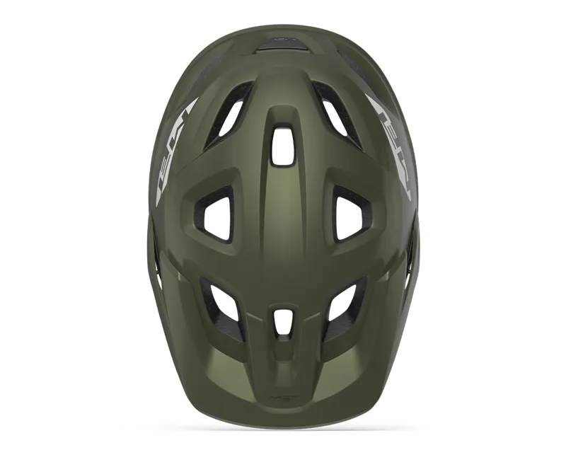 MET Echo Helmet in Olive Green-3