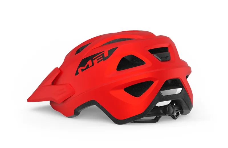 MET Echo Helmet in Red-2