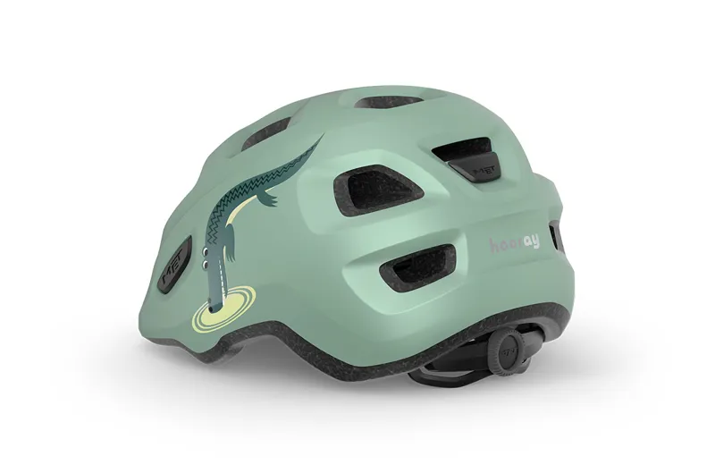Met Hooray Kids Helmet in Teal Crocodile-2