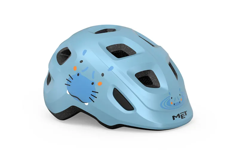 Met Hooray Kids Helmet in Light Blue Hippo