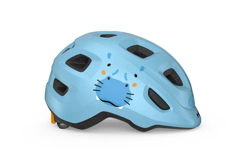 Met Hooray Kids Helmet in Light Blue Hippo-1