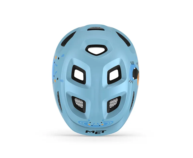 Met Hooray Kids Helmet in Light Blue Hippo-3