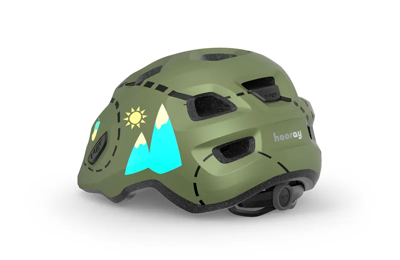 MET Hooray Kids Helmet in Green Forest-2