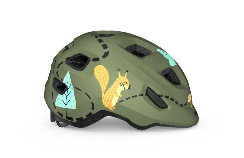MET Hooray Kids Helmet in Green Forest-1