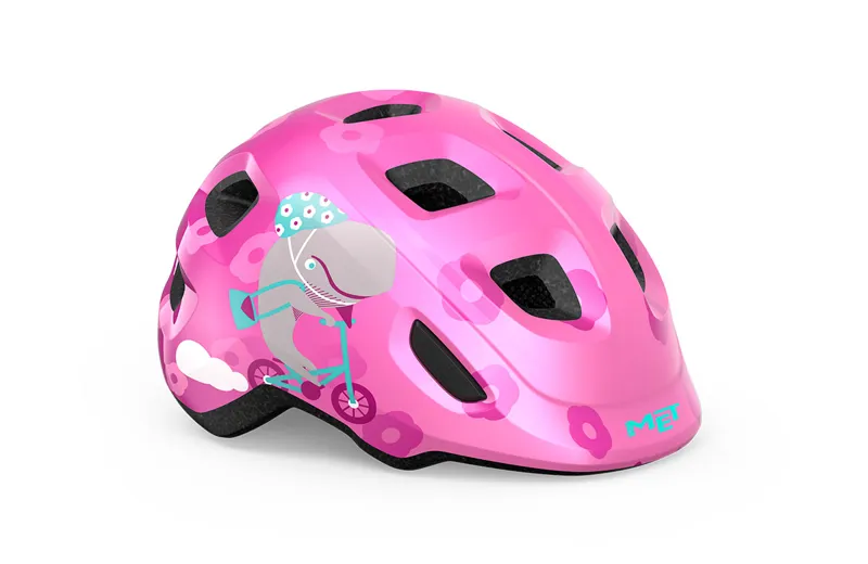Met Hooray Kids Helmet in Pink Whale