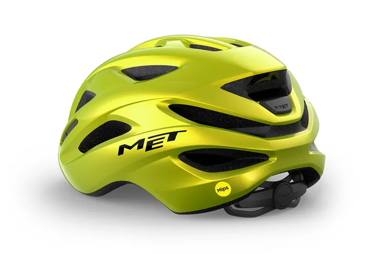 MET Idolo MIPS Helmet in Lime Yellow Metallic-2