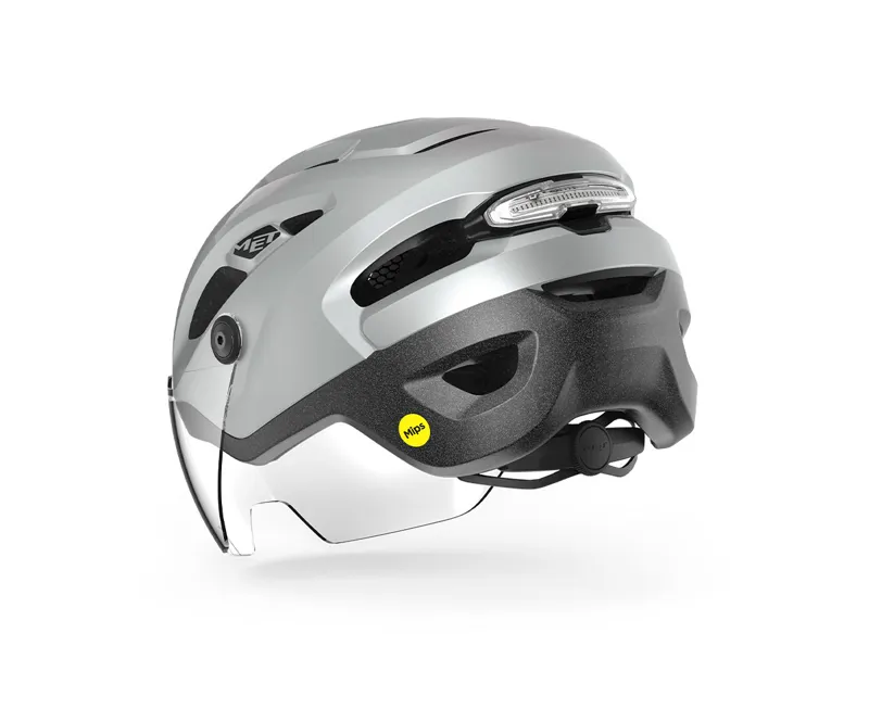 MET Intercity MIPS Helmet in Reflective Silver-2