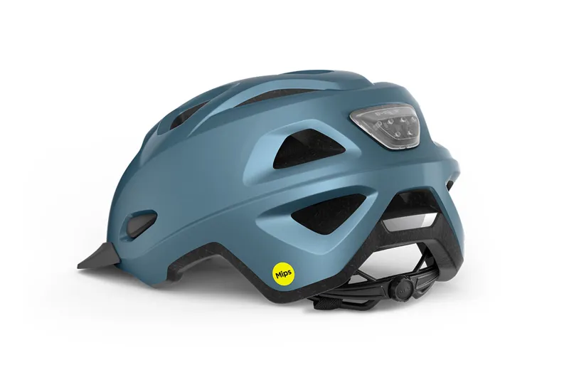 MET Mobilite MIPS Helmet in Blue Metallic-2