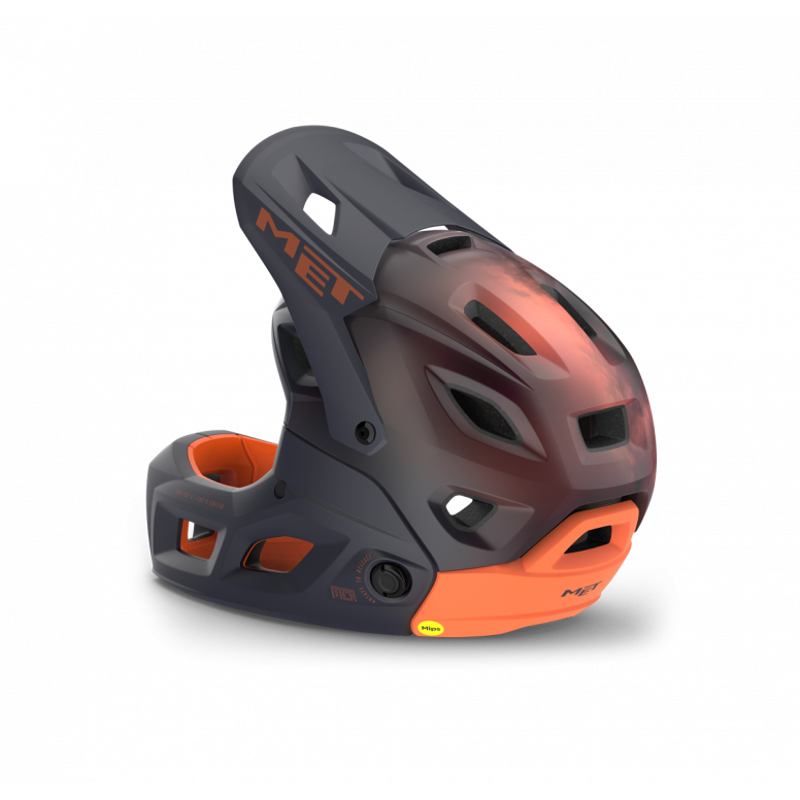 MET Parachute MCR MIPS Convertible Full-Face Helmet in Purple-2