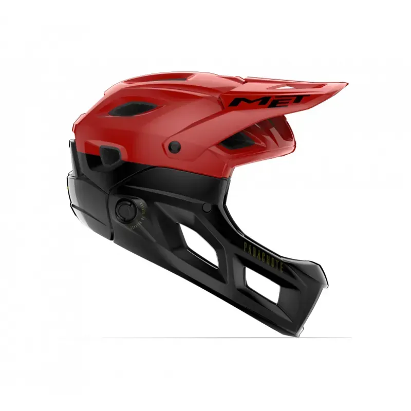 MET Parachute MCR MIPS Convertible Full-Face Helmet in Red-1
