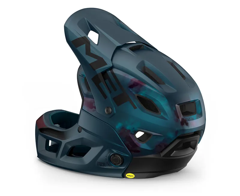 MET Parachute MCR MIPS Helmet in Blue/Indigo-2