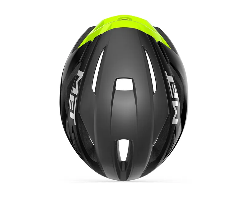 MET Strale Helmet in Black/Fluo Yellow-3