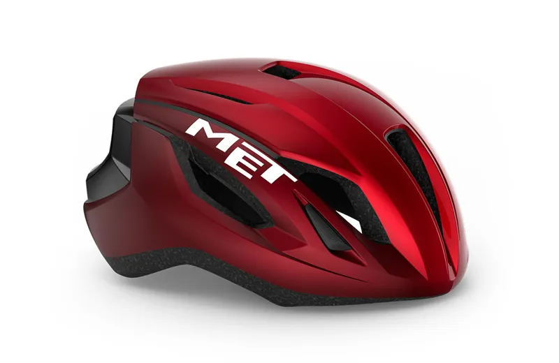 MET Strale Helmet in Metallic Red