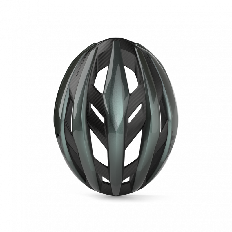 Met Trenta 3K Carbon MIPS Helmet in Hyper Teal-3