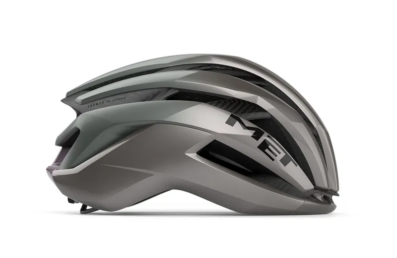 Met Trenta 3K Carbon MIPS Helmet in Opal Gray-1