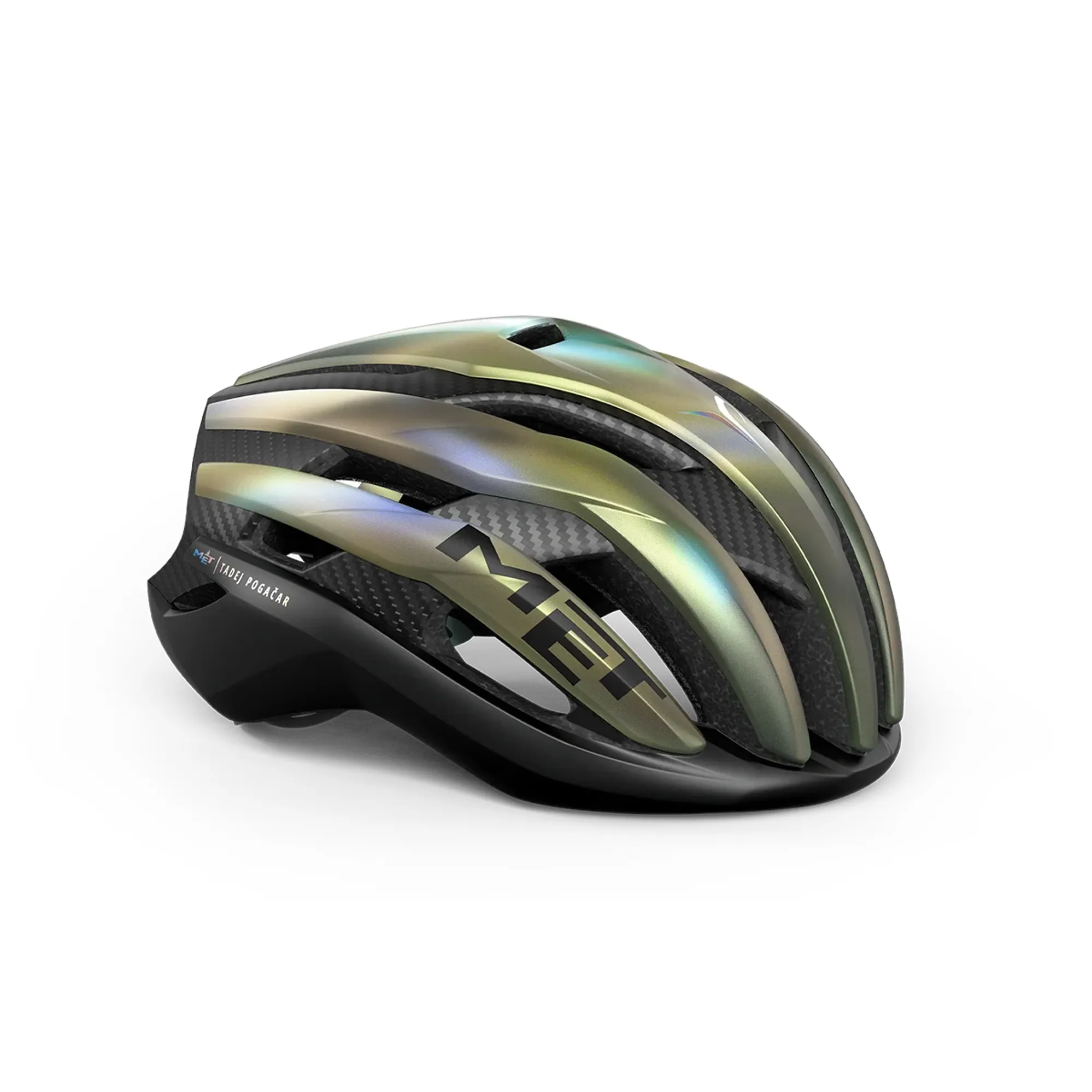 MET Trenta 3K Carbon MIPS Helmet in Pogacar Edition MET Trenta 3K Carbon MIPS Helmet in Pogacar Edition