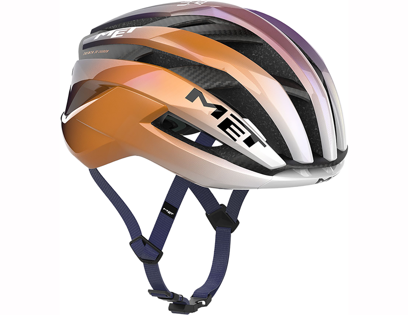 MET Trenta 3K Carbon MIPS Road Cycling Helmet in UAE Team ADQ 2026 