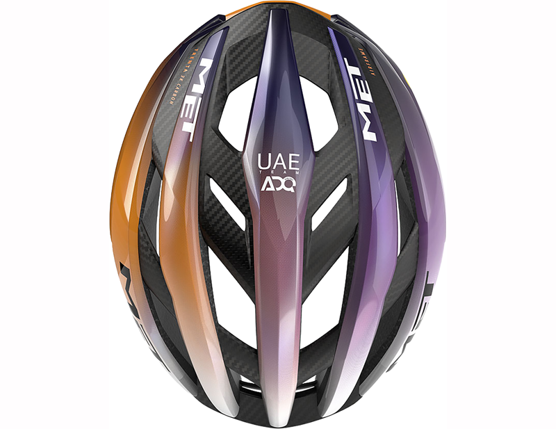 MET Trenta 3K Carbon MIPS Road Cycling Helmet in UAE Team ADQ 2026 -2