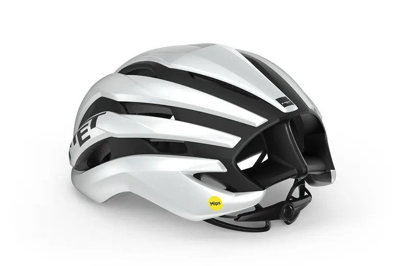 MET Trenta MIPS Helmet in White/Black-2