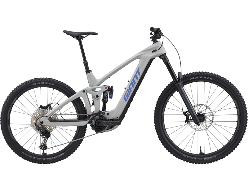Balfes Bikes Giant Reign Advanced E+ 2 Electric Full Suspension Mountain Bike 2026 in Moon Dust | Free postage over £30, £10 off first order, price match & 0% finance.