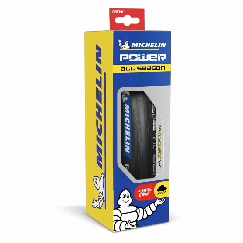 Michelin Power All Season Tyre 700c in Black-2