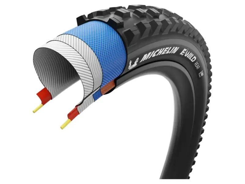 Michelin E-Wild Performance Line Rear Tyre 29x2.60 in Black-1