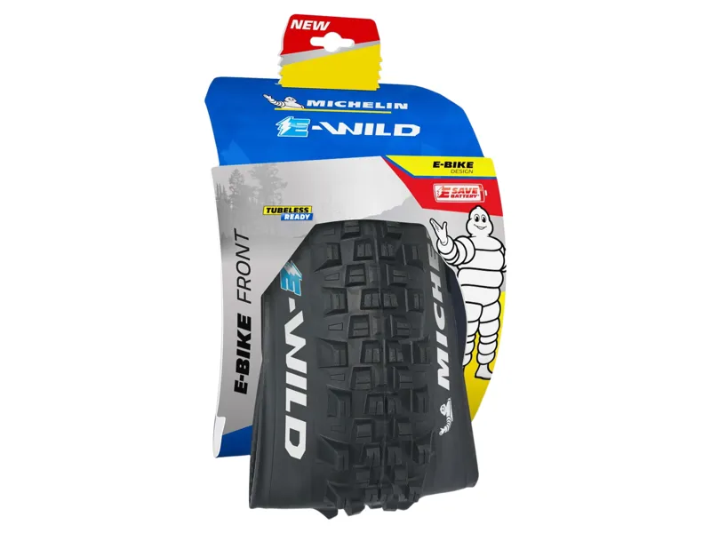 Michelin E-Wild Mountain Bike Tyre 27.5 in Black -1