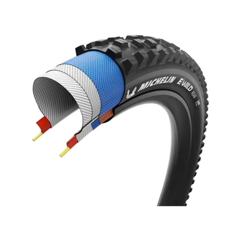 Balfes Bikes Michelin E-Wild Performance Line Rear 27.5 Tyre in Black | Free postage over £30, £10 off first order, price match & 0% finance.