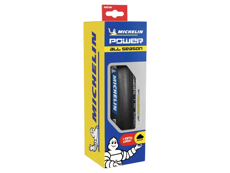 Michelin Power All Season Tyre 700c in Black-2