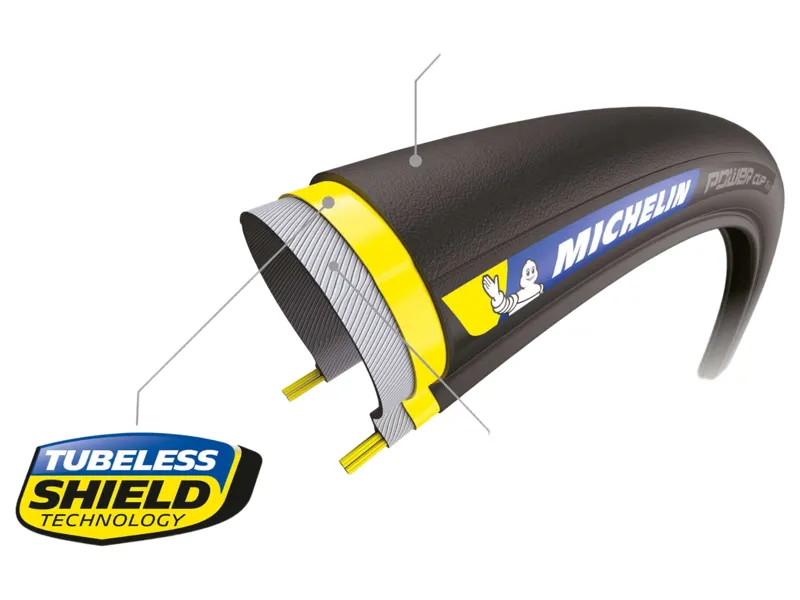 Michelin Power Cup Tubeless Ready 700c Tyre in Black-1