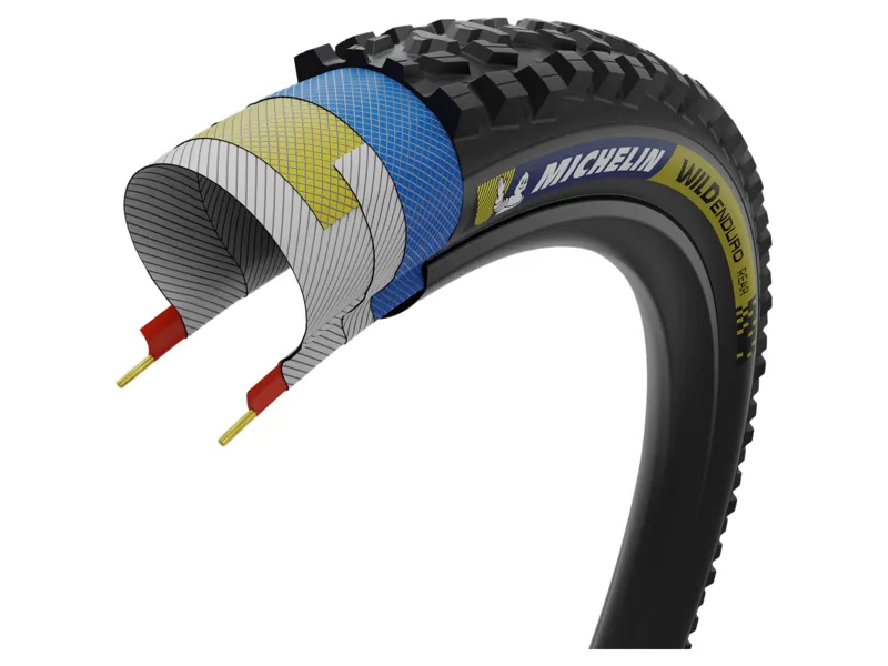 Michelin Wild Enduro Rear Racing Line Tyre 29 x 2.40 in Blue/Yellow-1