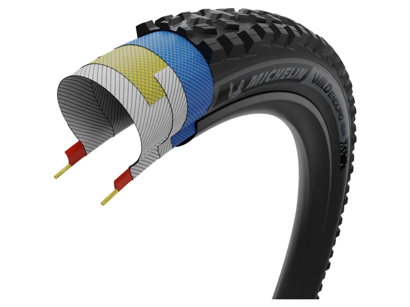 Michelin Wild Enduro Rear Racing Line Tyre Rear 29 x 2.40in in Dark-1