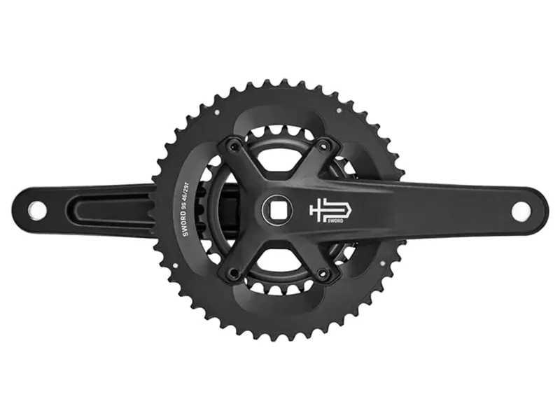 Microshift Sword 2x9 Crankset 48/31T in Black