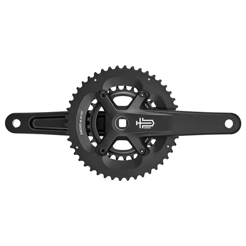 Balfes Bikes Microshift Sword 2x9 Crankset 48/31T in Black | Free postage over £30, £10 off first order, price match & 0% finance.