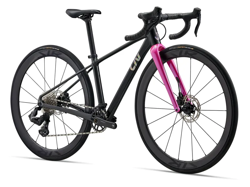 Liv Seek 1 Kids Road Bike 2026 in Black Chrome-1