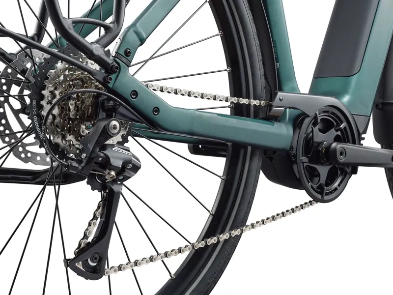 Giant NewTour E+ 3 LST 500Wh Electric Hybrid Bike 2027 in Kelp Forest-3