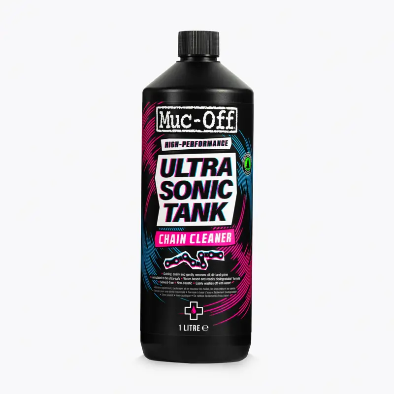 Balfes Bikes Muc-Off High Performance Ultrasonic Tank Chain Cleaner 1L | Free postage over £30, £10 off first order, price match & 0% finance.