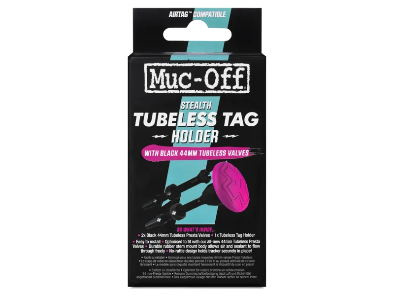 Muc-Off Tubeless Tag Holder and 44mm Valve Kit