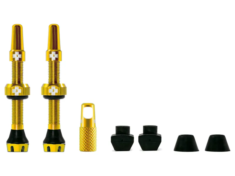 Muc-Off Tubeless Valves in Gold
