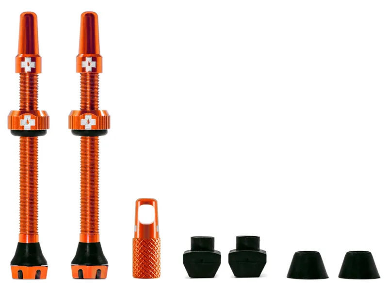 Muc-Off Tubeless Valves in Orange-1