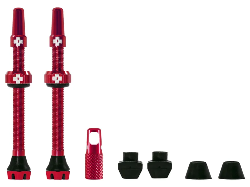 Muc-Off Tubeless Valves in Red-1