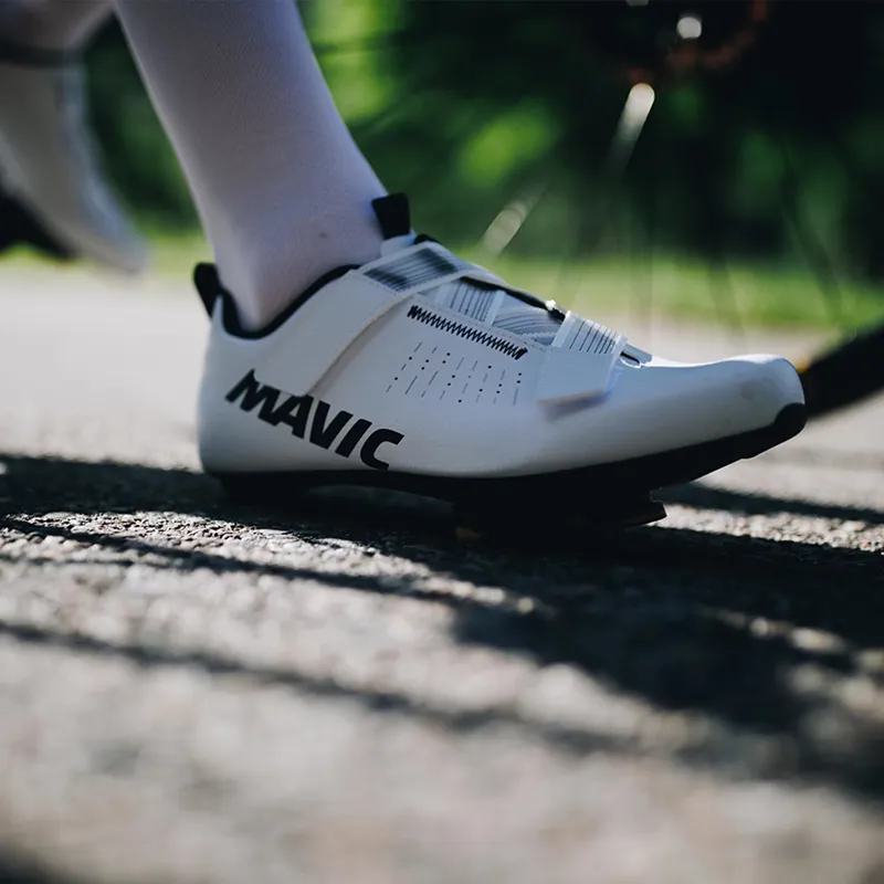 Mavic Aksium Strap Shoes in White-3