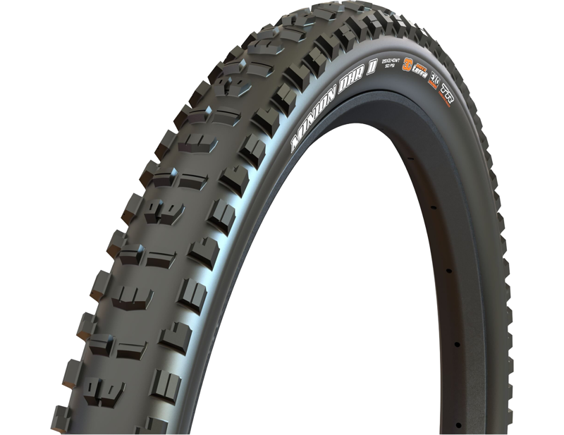 Balfes Bikes Maxxis Minion DHR II 26 x 2.30 inch 60 TPI Folding Dual Compound EXO Tubeless Tyre in Black | Free postage over £30, £10 off first order, price match & 0% finance.