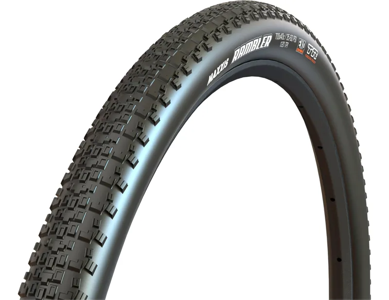 Balfes Bikes Maxxis Rambler 700x38c Dual Compound EXO Tubeless Tyre in Black | Free postage over £30, £10 off first order, price match & 0% finance.