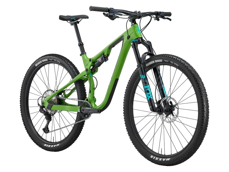 Kona Hei Hei CR Full Suspension Mountain Bike 2025 in Green-1