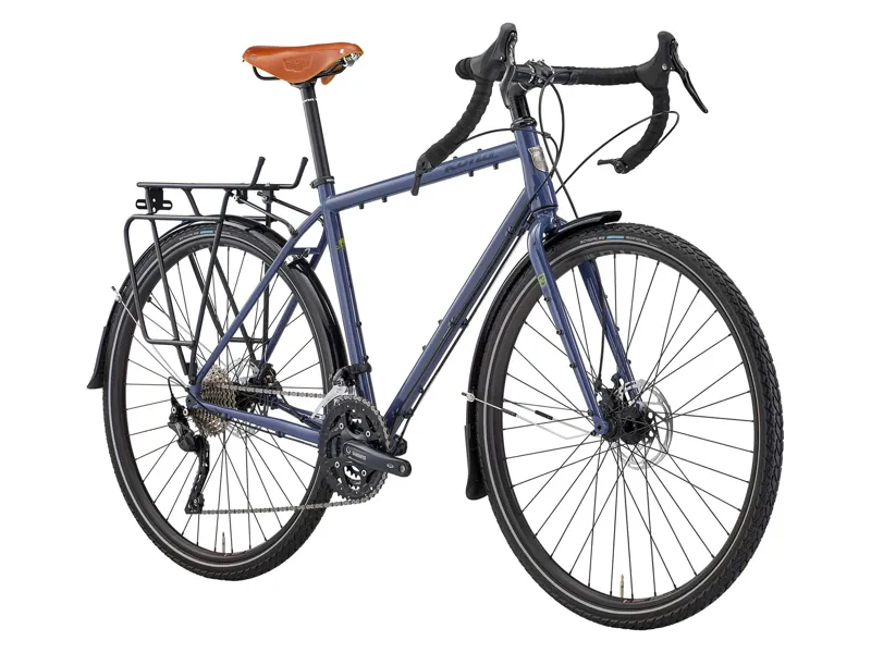 Kona Sutra SE Road Touring Bike 2025 in Gloss Dusky Purple with Avocado and Indigo Decals-8